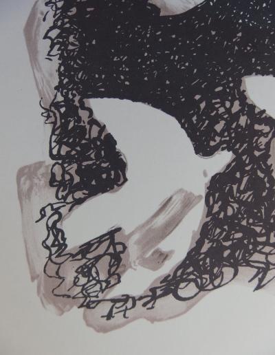 Georges BRAQUE : Composition aux oiseaux, Lithographie signée 2