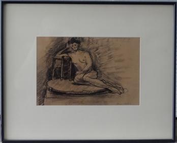 Henri MATISSE - Femme assise (1903), Dessin signé 2