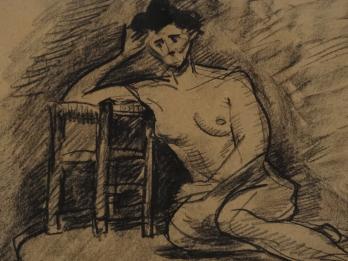 Henri MATISSE - Femme assise (1903), Dessin signé 2