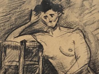 Henri MATISSE - Femme assise (1903), Dessin signé 2