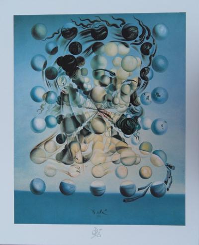 Salvador DALI (d’après) - Portrait: Galatea aux sphères, Printographie 2