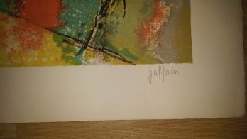 Guily JOFFRIN - Gitane à sa toilette, Lithographie 2