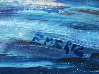 Eméric VAGH-WEINMANN - Port de New York, Acrylique et huile 2
