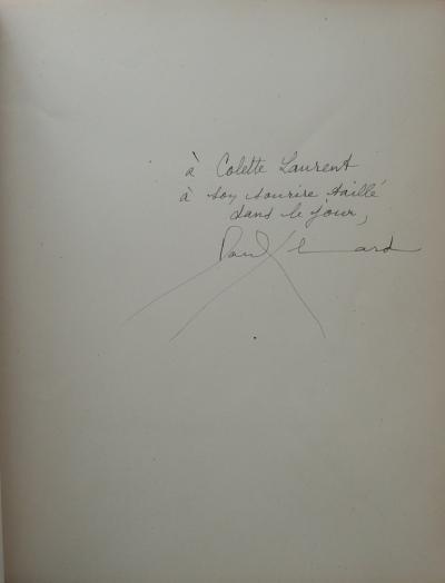 Paul ELUARD - Dédicace dans Dur désir de Durer - 2 lithos de CHAGALL 2