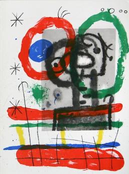 Joan MIRÓ  - Cartons pg.13, 1965, Lithographie 2