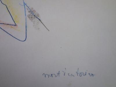 Jean COCTEAU - Barcelone : Mort d’un Torero (1955), Grand dessin signé 2