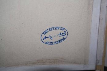 Andy WARHOL - John Lennon, Lithographie signée et numérotée + tampons + Certificat 2