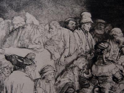 REMBRANDT (d’après) - La pièce de 100 florins - Gravure 2