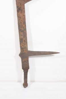 Ancienne arme de jet / monnaie / sceptre africain en fer du Cameroun / Nigeria 2