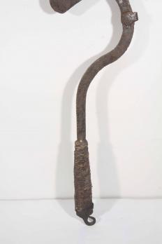 CAMEROUN ou NIGERIA - Sceptre / arme de jet / couteau de cérémonie Mafa / Matakam 2
