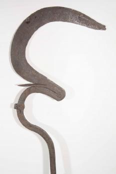 CAMEROUN ou NIGERIA - Sceptre / arme de jet / couteau de cérémonie Mafa / Matakam 2