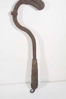 CAMEROUN ou NIGERIA - Sceptre / arme de jet / couteau de cérémonie Mafa / Matakam 2