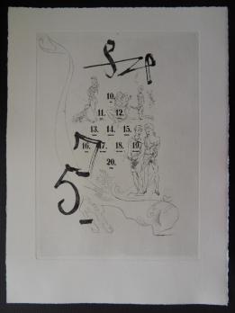 Salvador DALI - Lot de 9 gravures 