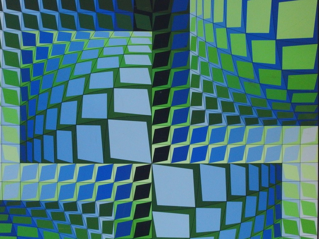Victor VASARELY - Composition cinétique, Lithographie signée - Art ...