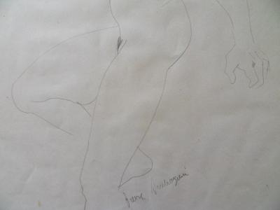 Pierre AMBROGIANI - Hommage à Klimt, dessin original, signé 2