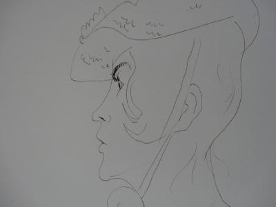 Pierre AMBROGIANI - Le torero, dessin original double-face, signé 2