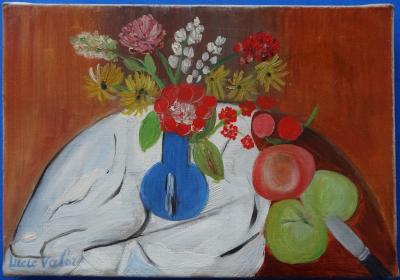 Lucie VALORE UTRILLO - Nature morte aux fruits, Tableau 2