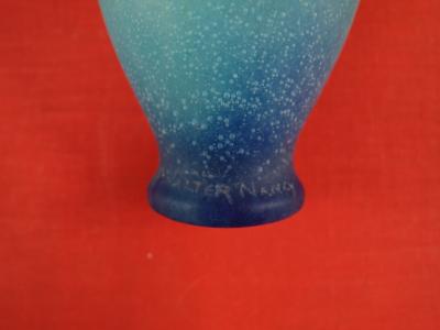 Amalric WALTER - Vase aux Edelweiss, Pâte de Verre - Nancy 2
