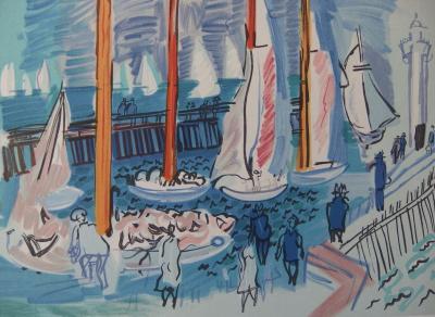 Raoul DUFY (d’après) - Régates,1965 - Lithographie 2