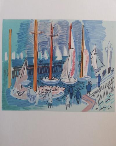 Raoul DUFY (d’après) - Régates,1965 - Lithographie