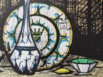 Bernard BUFFET - Nature morte aux faiences, Lithographie signée 2