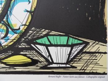 Bernard BUFFET - Nature morte aux faiences, Lithographie signée 2