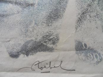 Edgar STOEBEL - Visage enchanteur, Monotype signé 2
