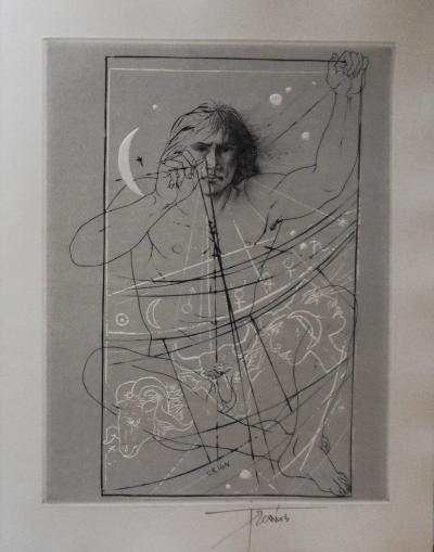 Pierre-Yves TREMOIS - Orion, Gravure signée 2
