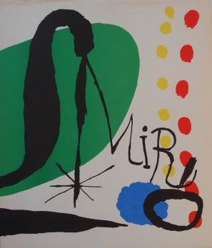 Joan MIRÓ  - Dessin & dédicace au crayon, Signé 2