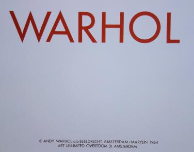 Andy WARHOL (d’après) Les 10 Marilyn - Affiche originale 1982 2