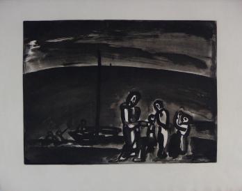 Georges ROUAULT - Il arrive parfois que la route soit belle, 1922, Gravure 2