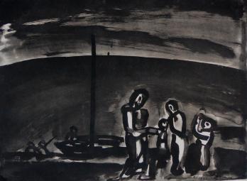 Georges ROUAULT - Il arrive parfois que la route soit belle, 1922, Gravure 2