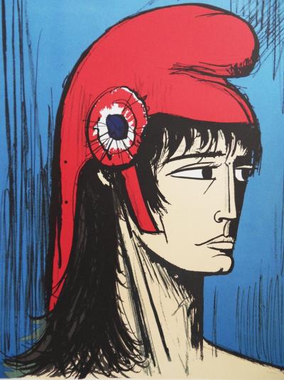Bernard BUFFET - Marianne, Lithographie signée dans la planche 2