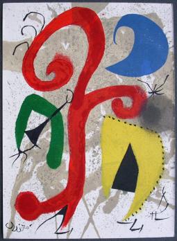 Joan MIRÓ - Jardin au clair de lune, Lithographie 2