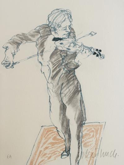 Claude WEISBUCH - Sonate - Lithographie originale signée au crayon 2