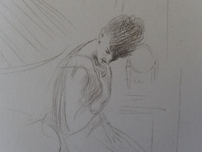 Paul César HELLEU - Femme pensive, Gravure 2