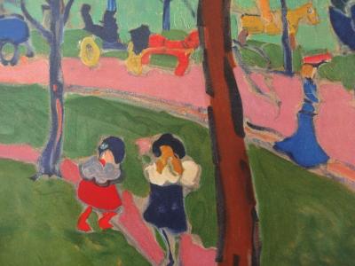 André DERAIN - London - Hyde Park, 1906, signed lithograph 2