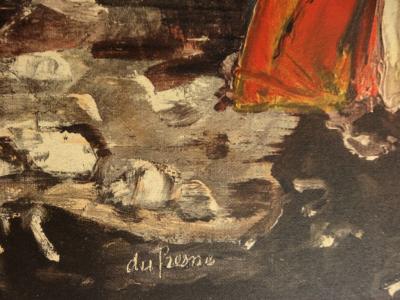 Charles DUFRESNE : La construction - Lithographie signée 2