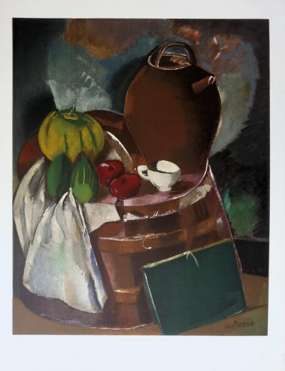 Charles DUFRESNE : Nature morte au vinaigrier - Lithographie signée 2