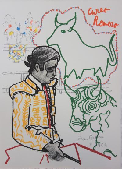 Jean Cocteau: Curro Romero - Signed Lithograph 2