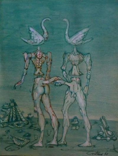 Lucien COUTAUD - Sans titre, 1973 - Lithographie signée au crayon 2