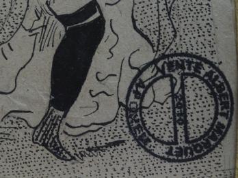 Albert MARQUET - Danseuse de French CanCan, Dessin original 2