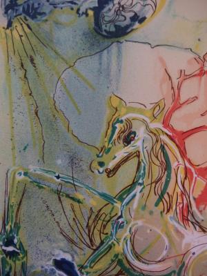 Salvador DALI - Neptune, Lithographie signée 2