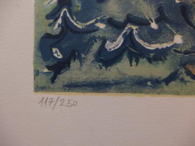 Salvador DALI - Neptune, Lithographie signée 2