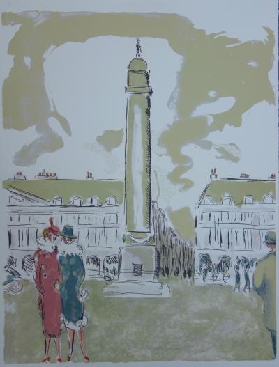 Kees VAN DONGEN - Place Vendôme, Lithographie 2