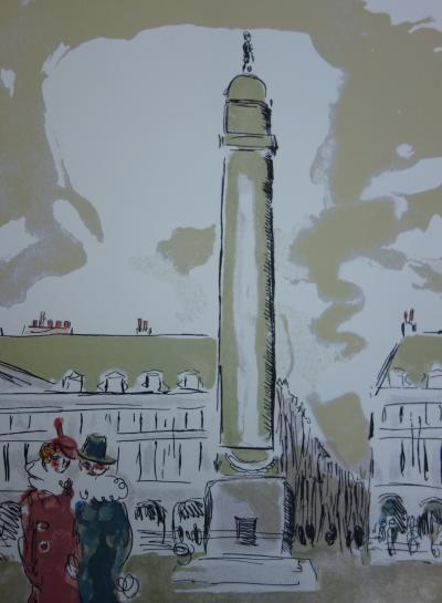 Kees VAN DONGEN - Place Vendôme, Lithographie 2