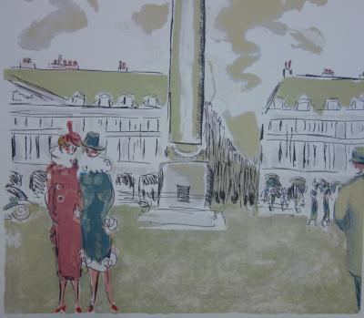 Kees VAN DONGEN - Place Vendôme, Lithographie 2