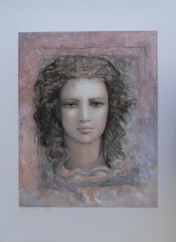 Jean-Paul CLEREN - Visage imaginaire, Lithographie 2