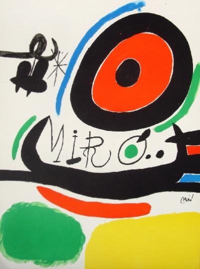 Joan MIRÓ - Tres llibres, 1970 -  Lithographie originale 2