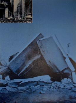 Jacques MONORY - USA 76 - Ruines, 1976 - Sérigraphie signée au crayon 2